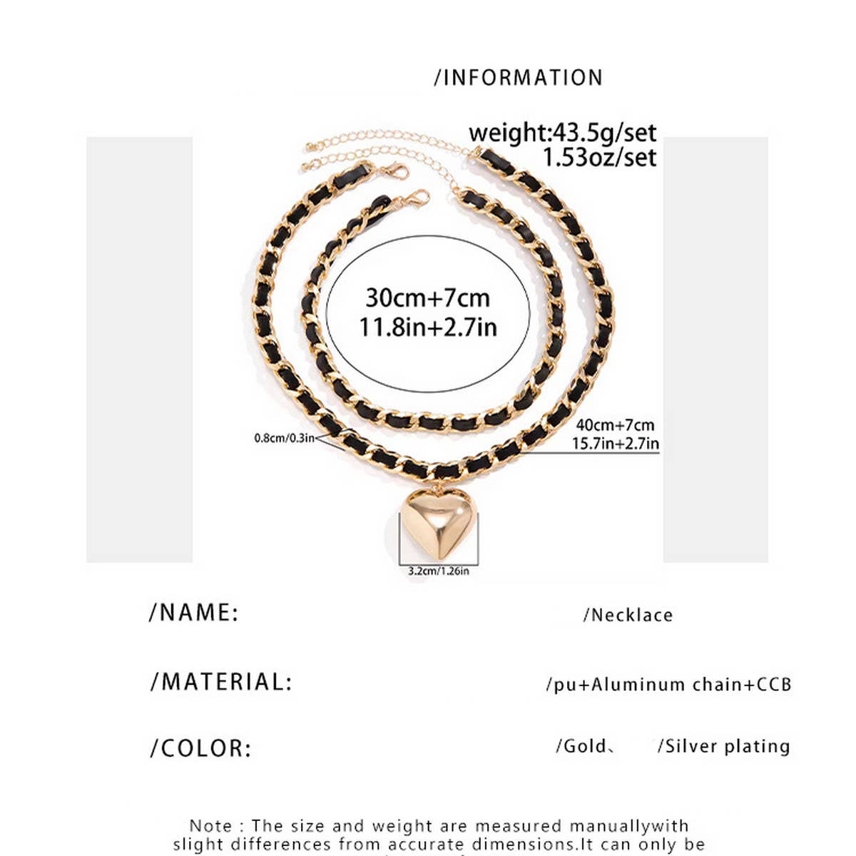 Vintage Double Layer Necklace