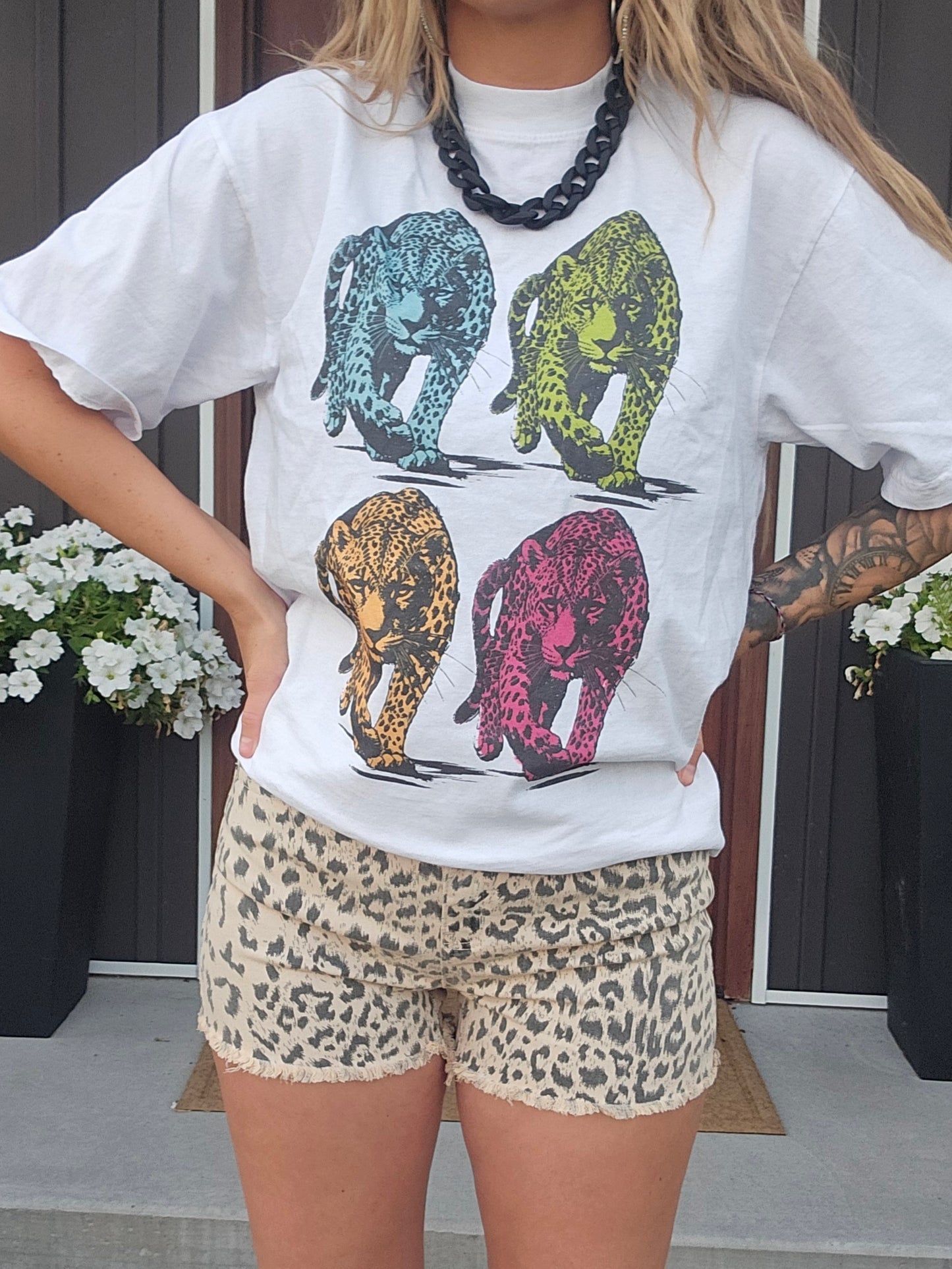Wild Pop Panther Tee