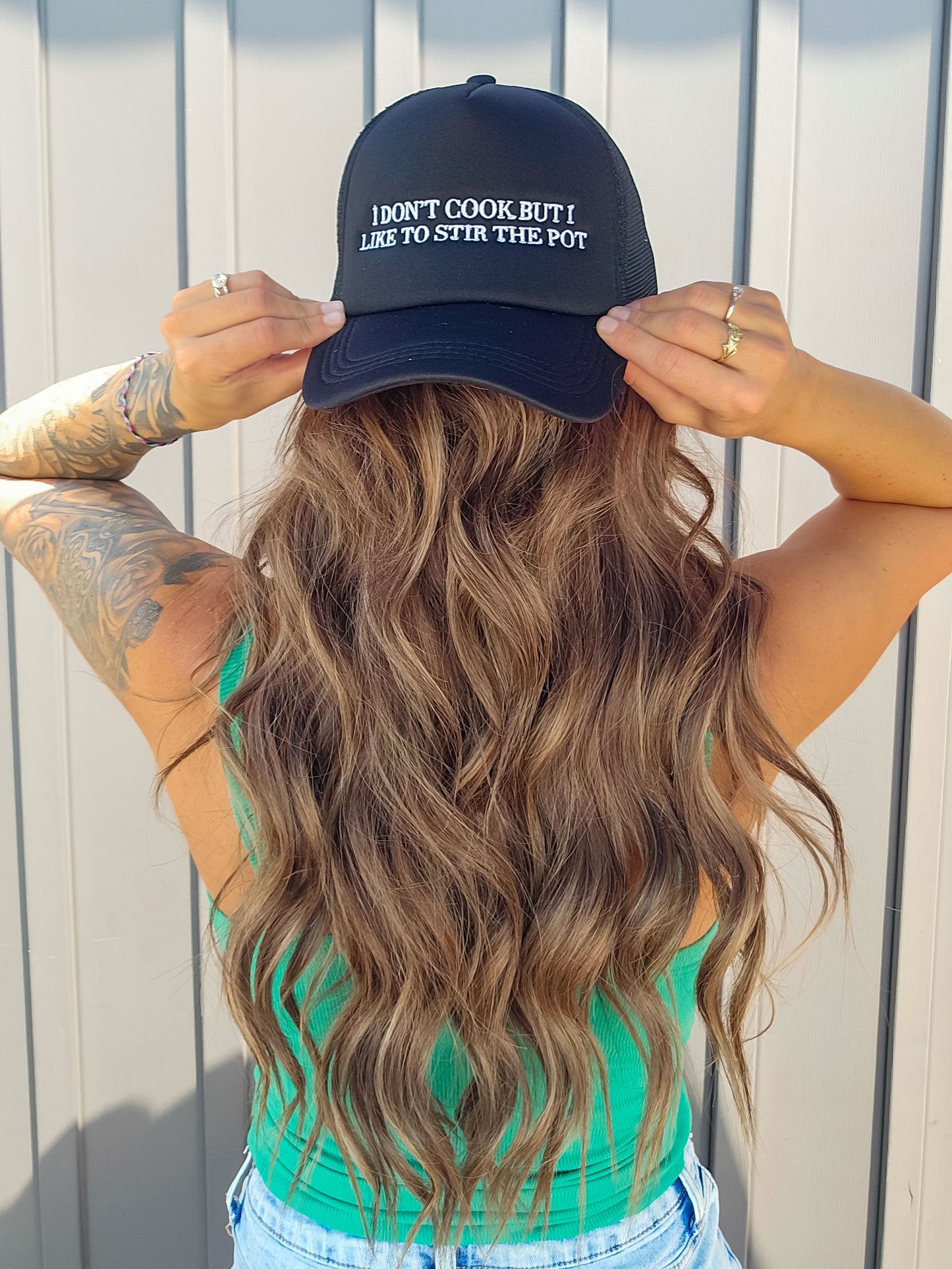 I Don't Cook Trucker Hat