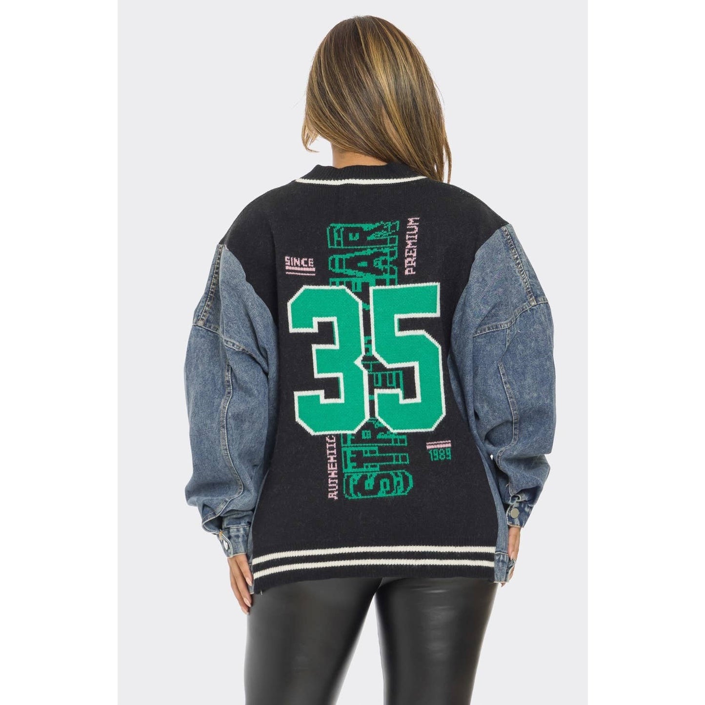 Retro Sporty Knit Jacket