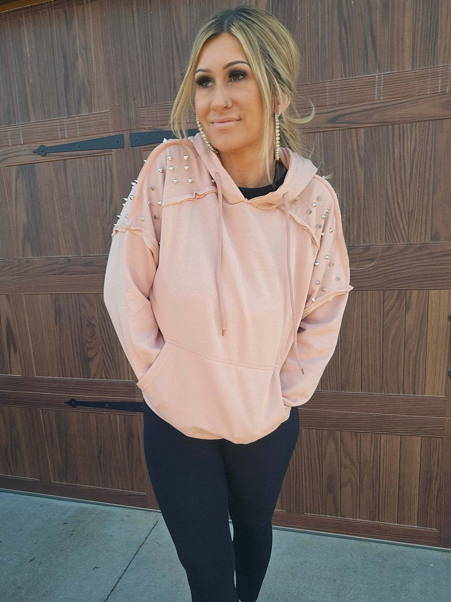 Rivet Stud Hoodie