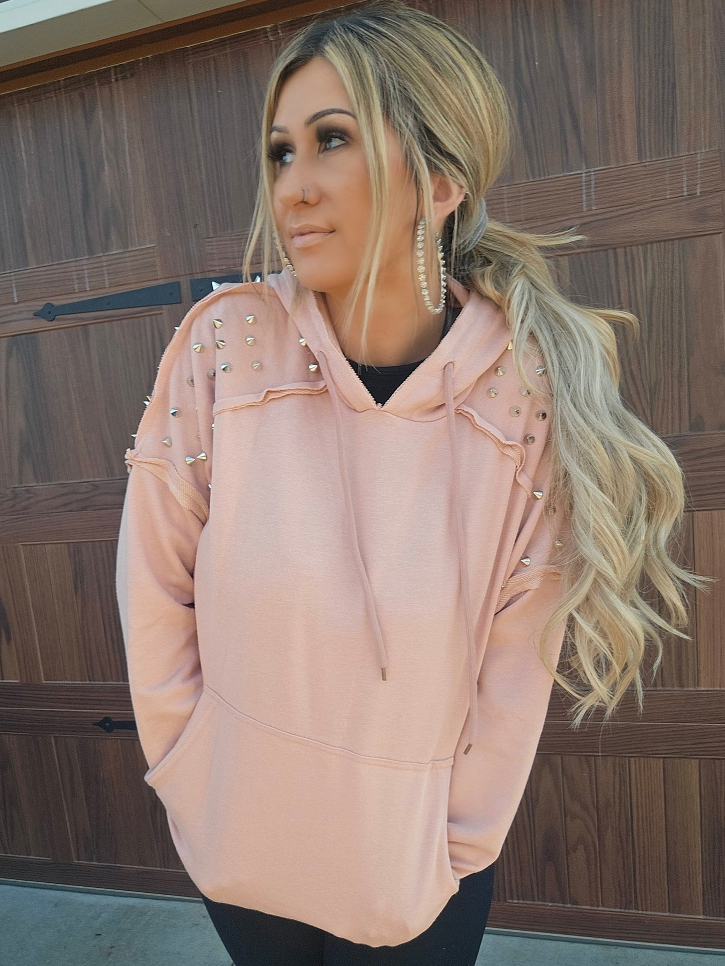 Rivet Stud Hoodie