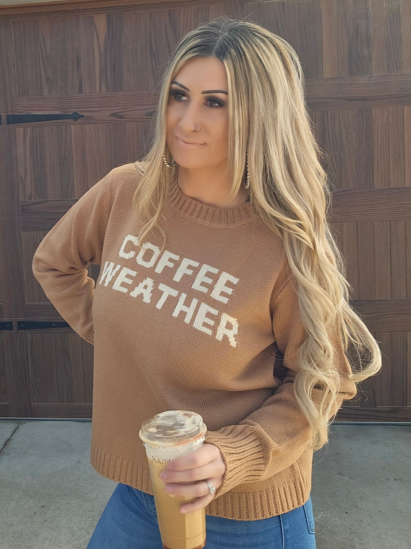 All Weather Is Coffee Weather- Sweater