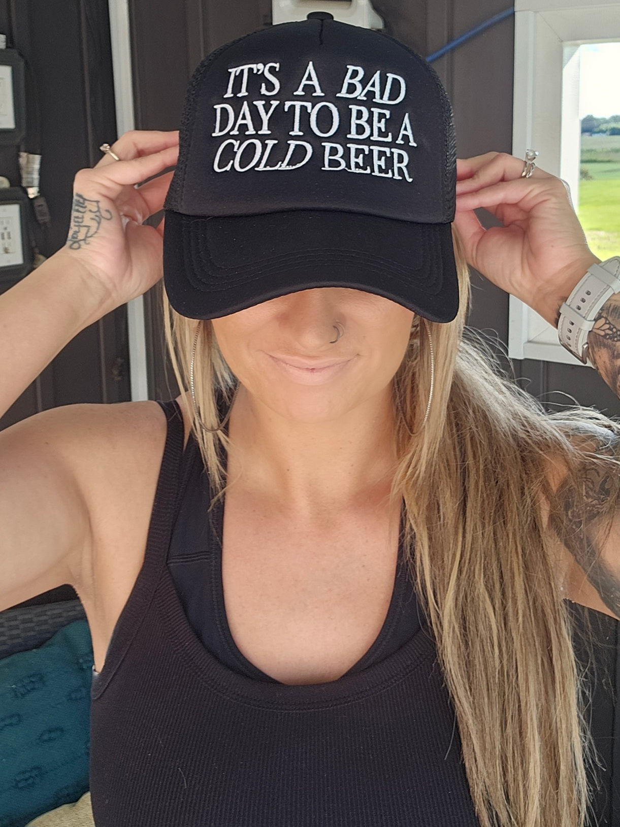 Bad Day To Be A Cold Beer Trucker Hat