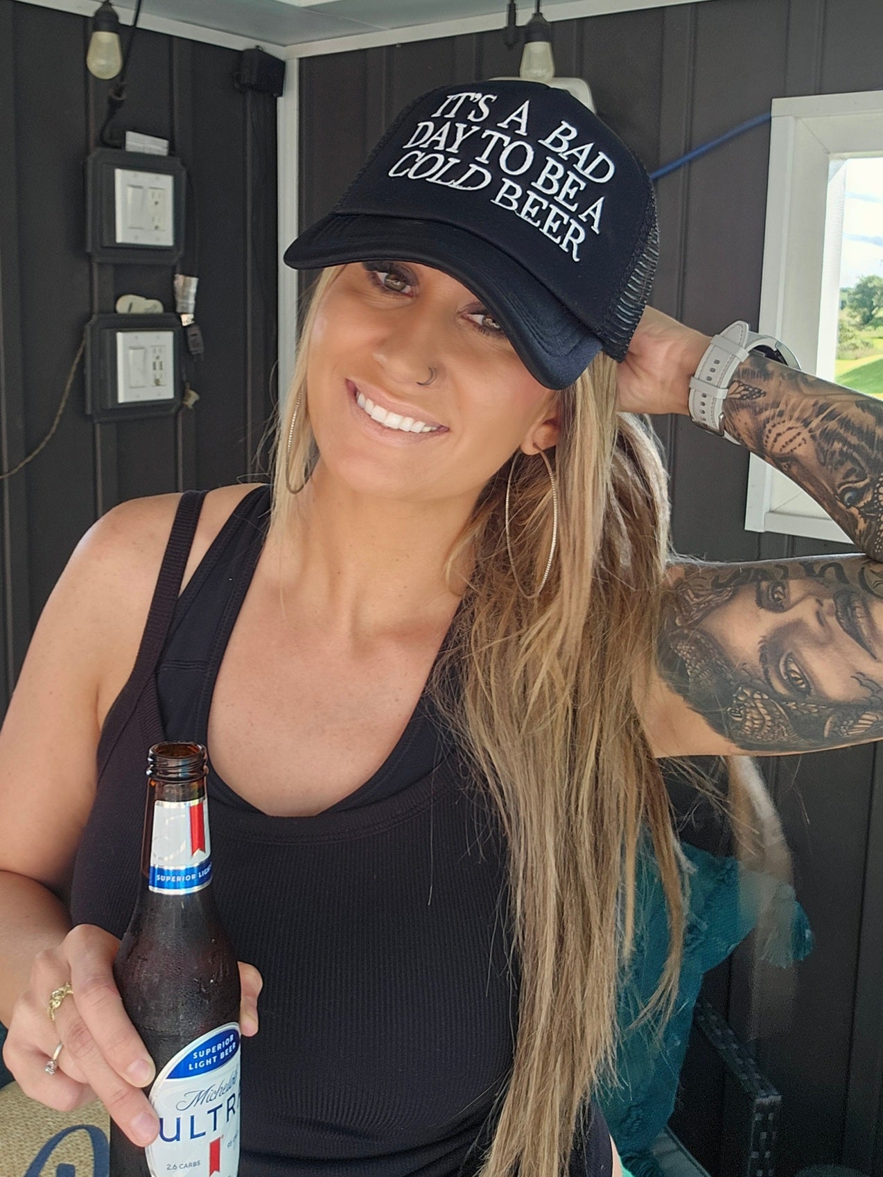 Bad Day To Be A Cold Beer Trucker Hat