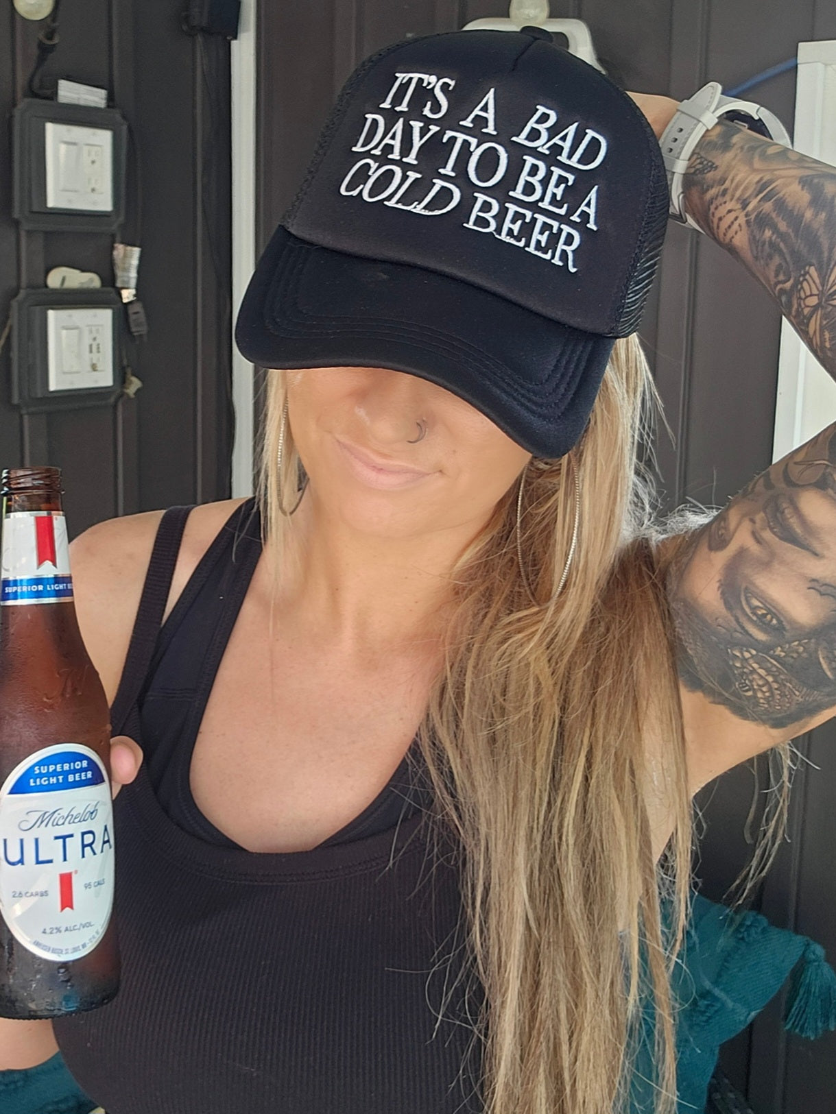 Bad Day To Be A Cold Beer Trucker Hat