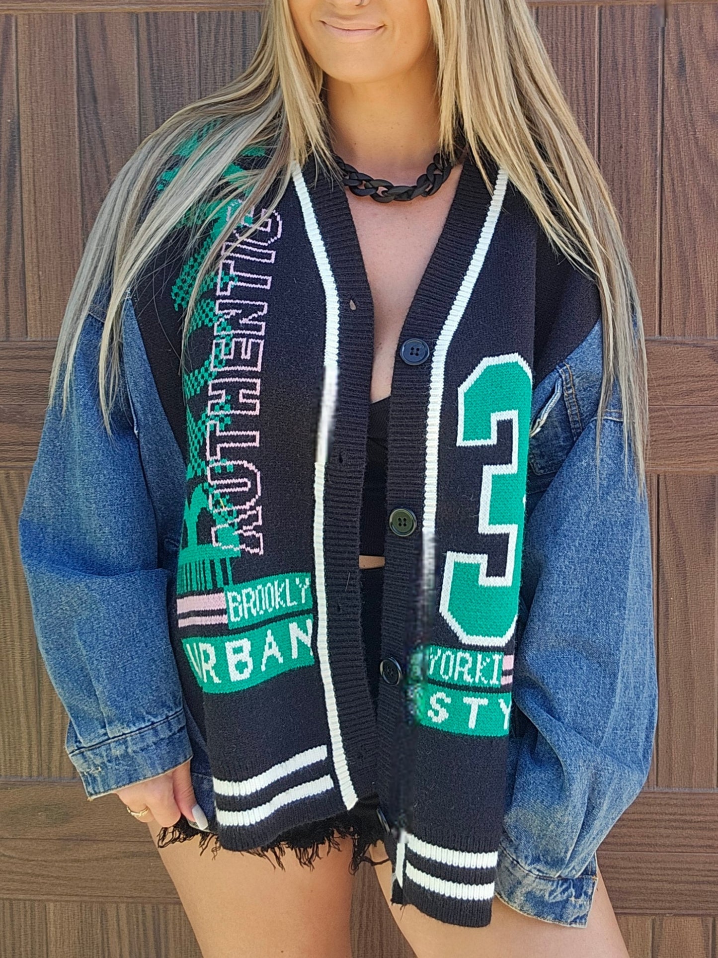 Retro Sporty Knit Jacket