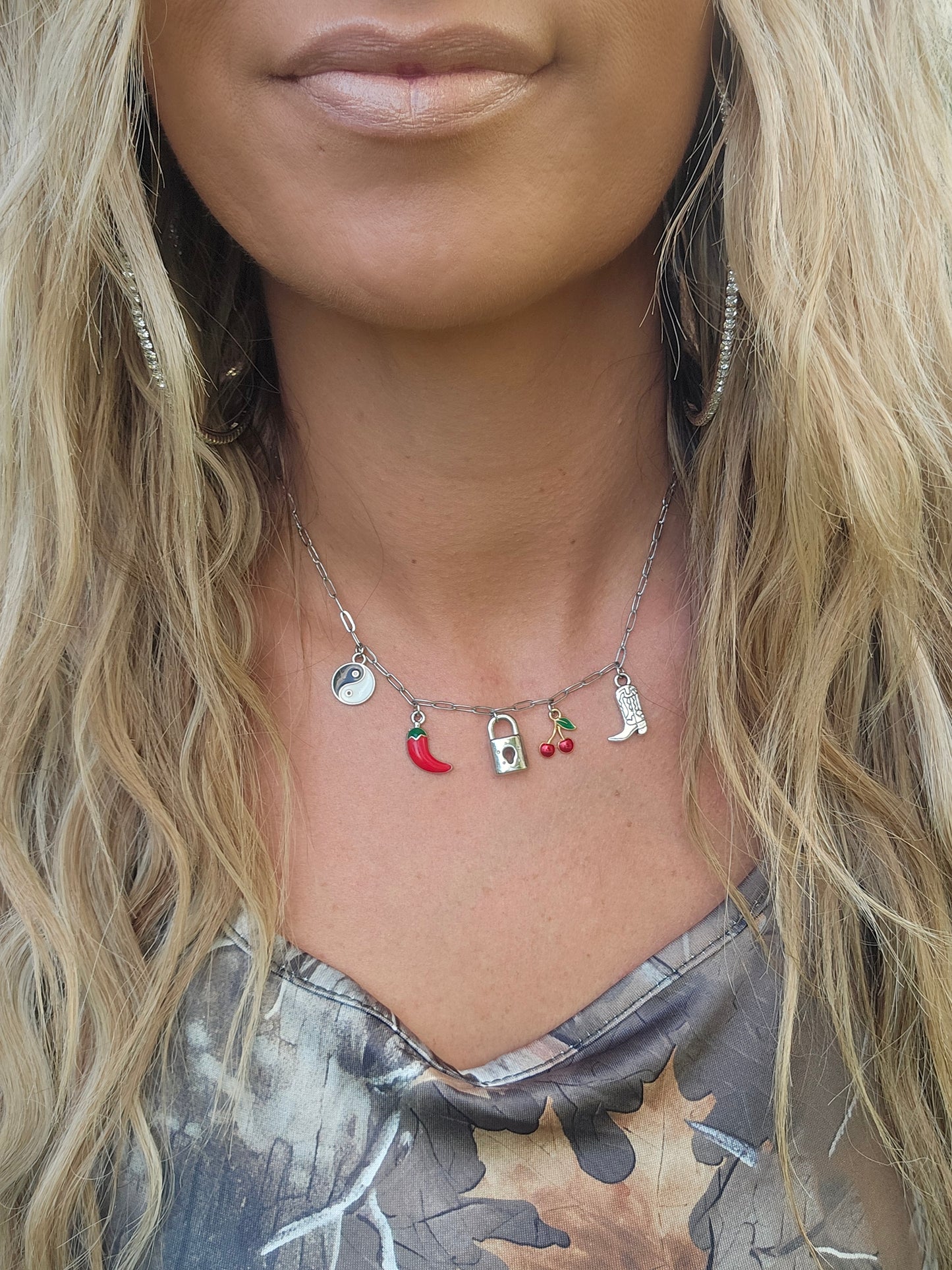 The Rebel Charm Choker
