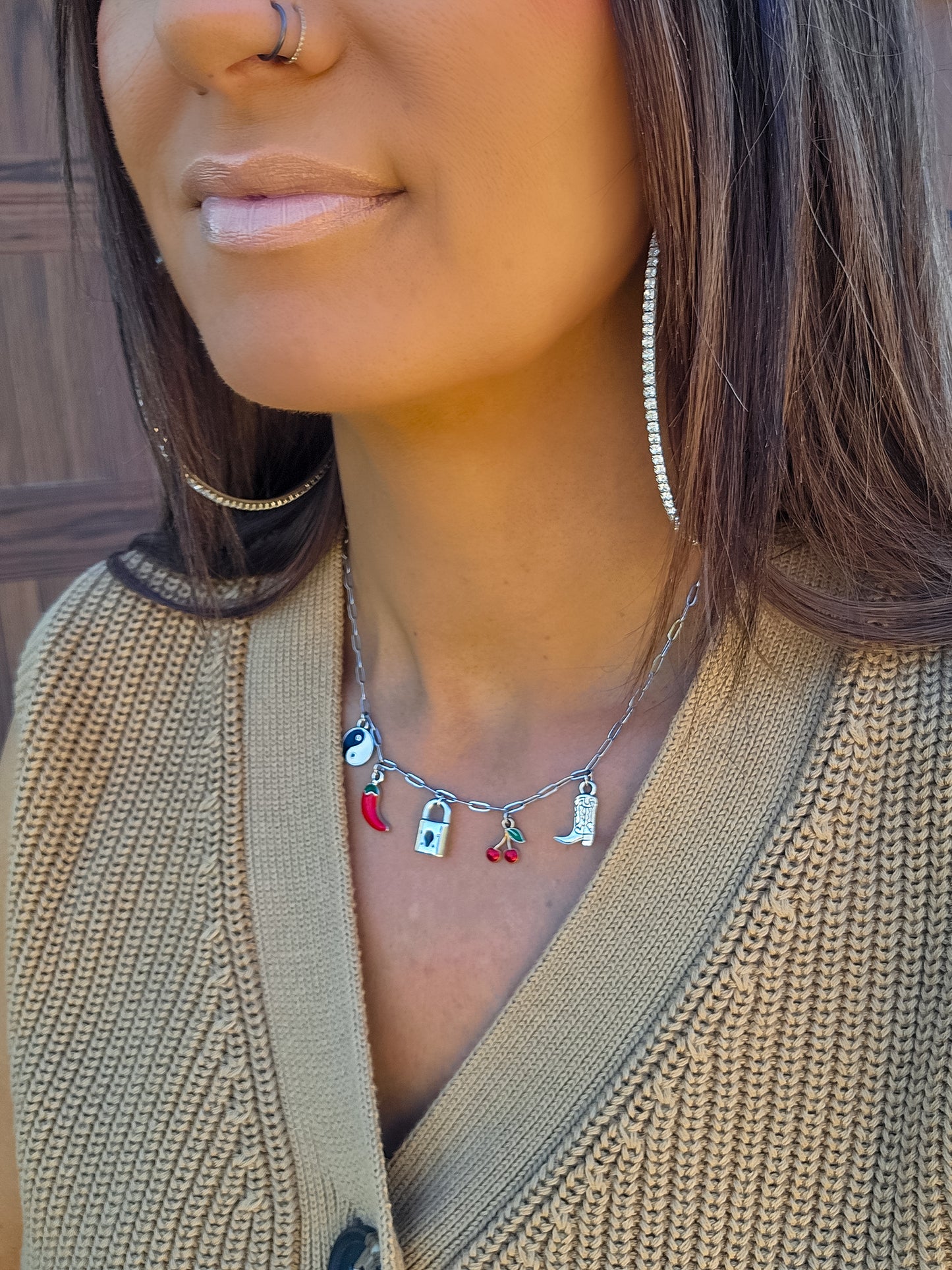 The Rebel Charm Choker