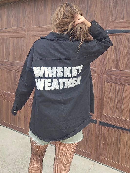 Whiskey Weather Shacket