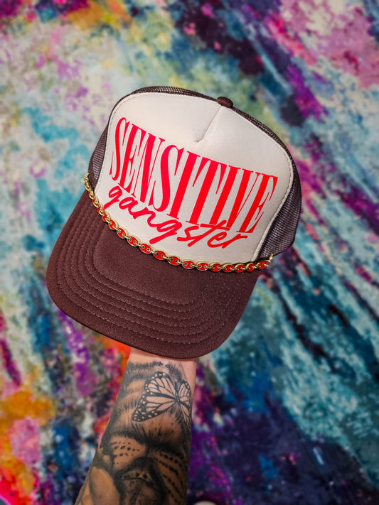 Sensitive Gangster Trucker Hat