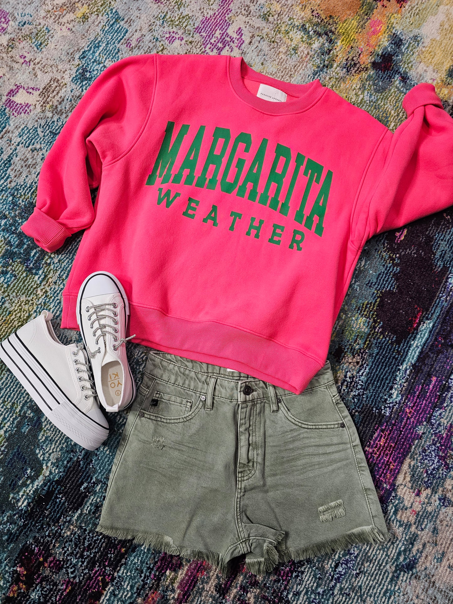 Coral Margarita Sweatshirt
