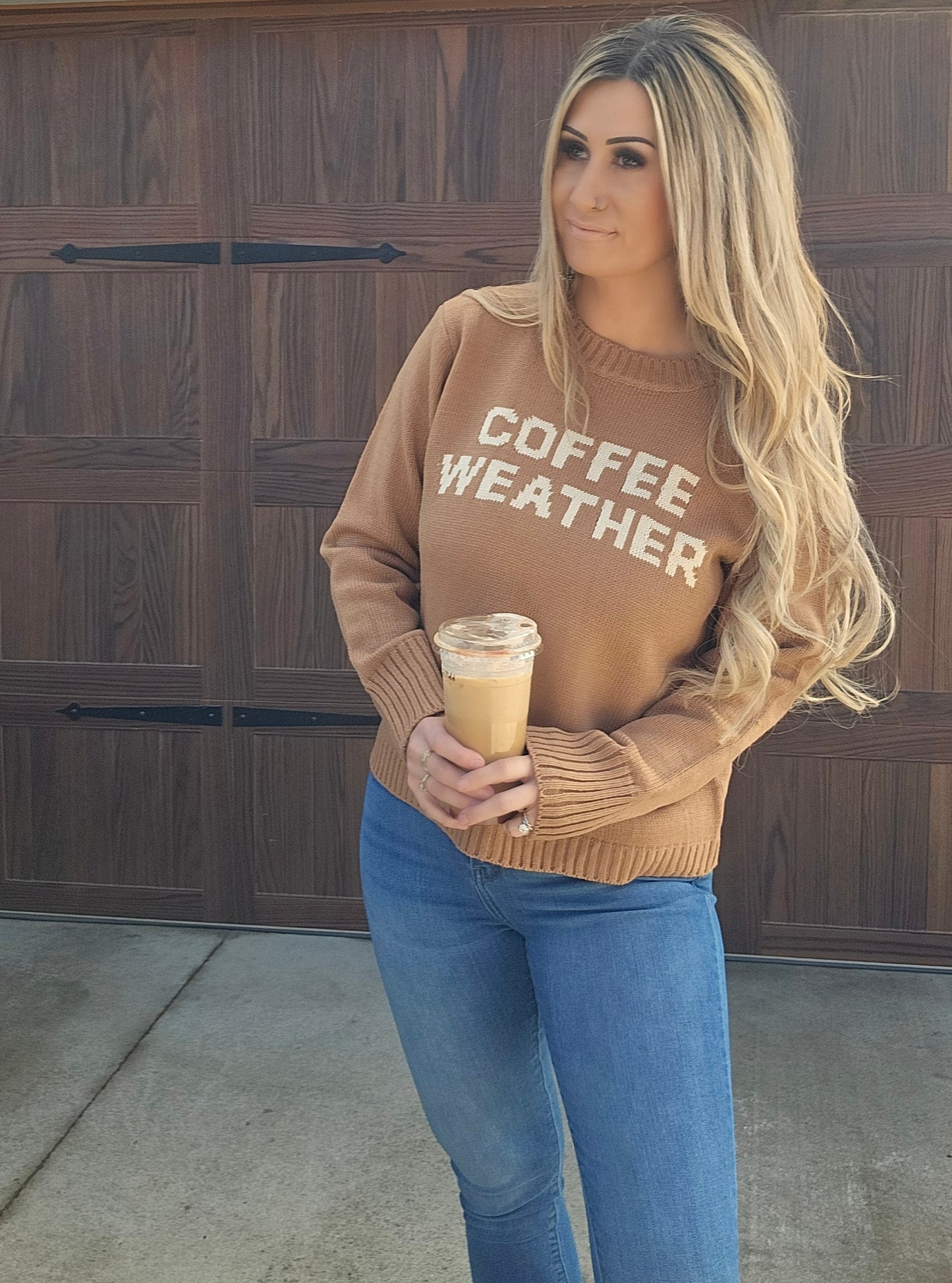 All Weather Is Coffee Weather- Sweater