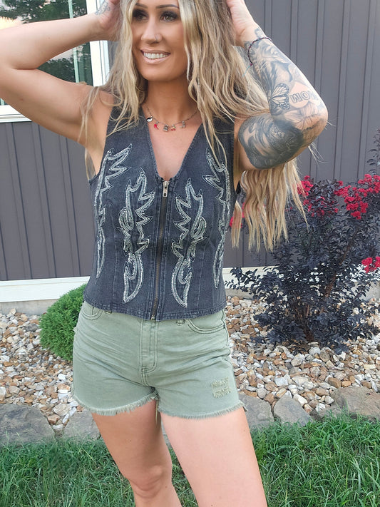 Wildfire V-Neck Corset
