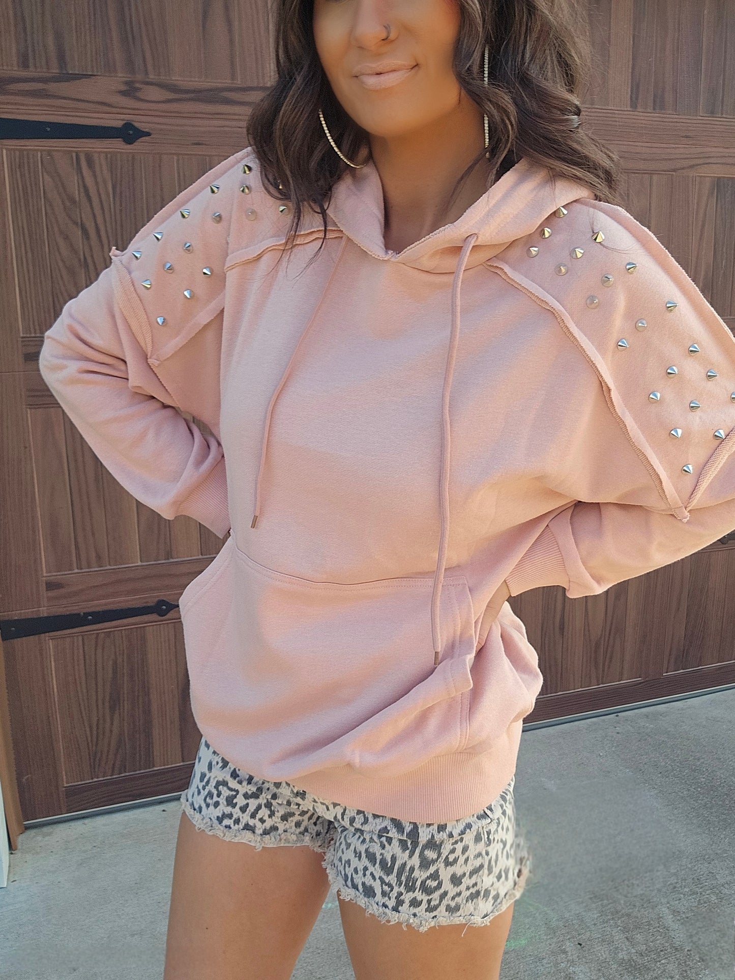 Rivet Stud Hoodie