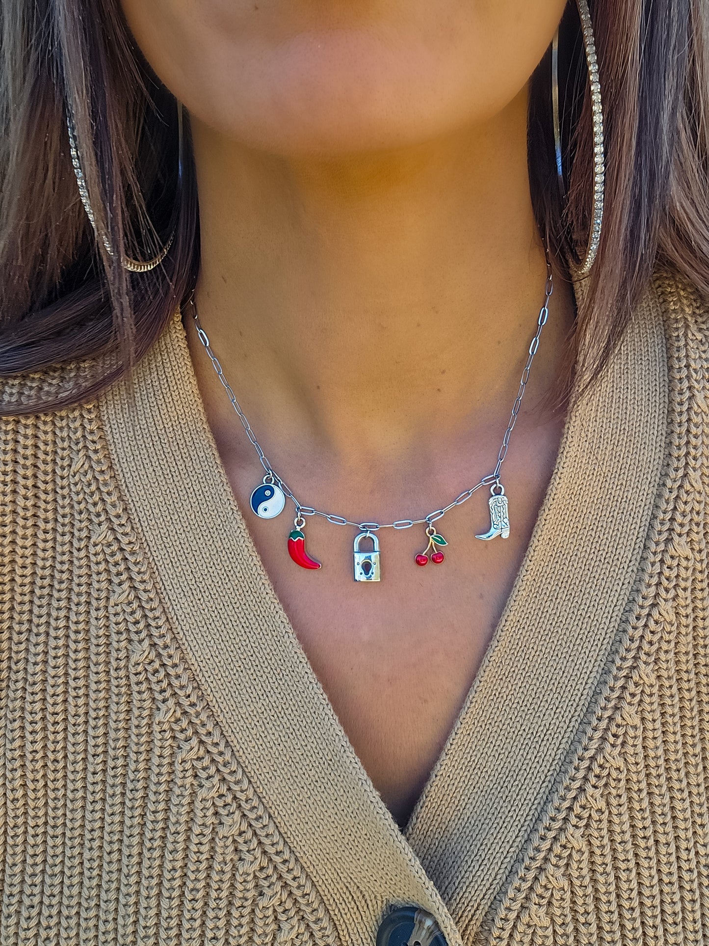 The Rebel Charm Choker