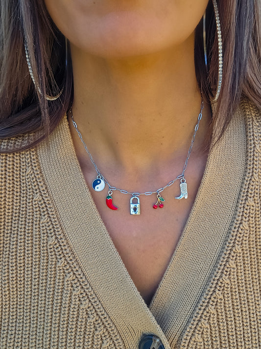 The Rebel Charm Choker