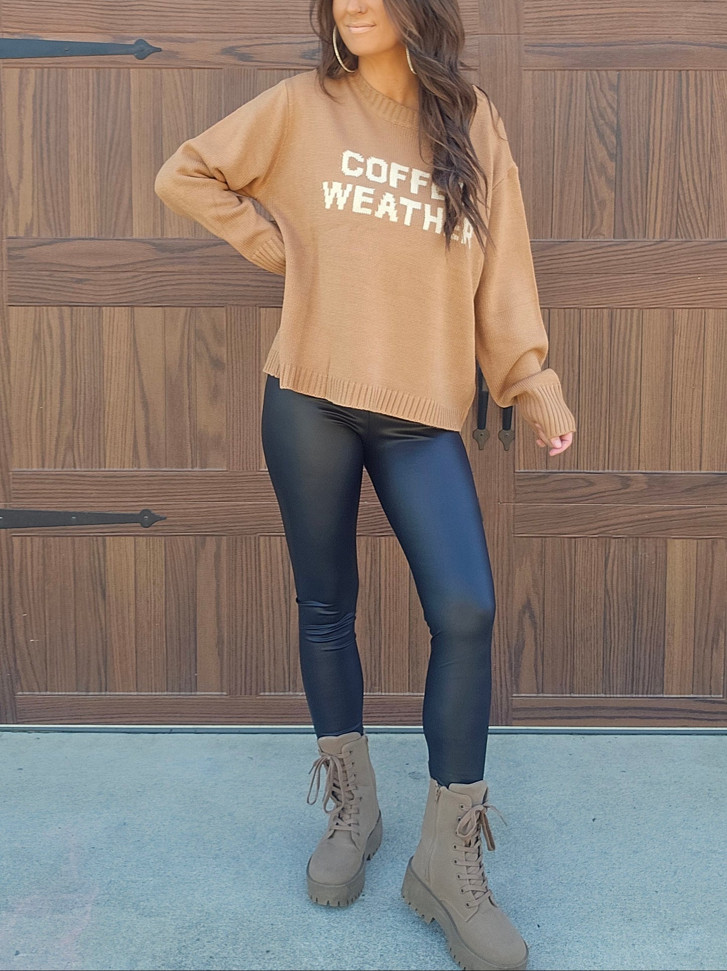 All Weather Is Coffee Weather- Sweater