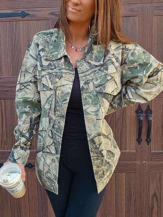 Forest Edge Over-sized Jacket