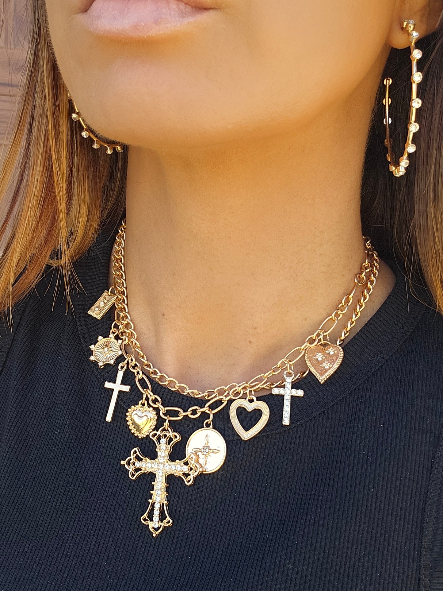 The Love And Light Stacked Necklace